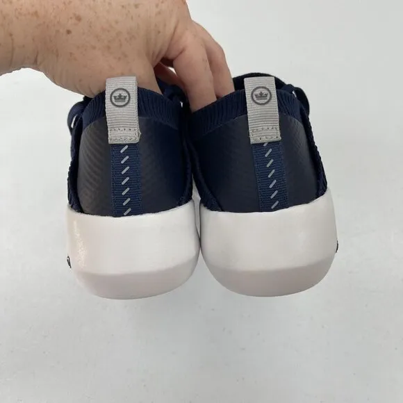 Peter Millar Hyperlight Glide Navy Knit Lightweight Shoes LA21EF01 Womens 10.5