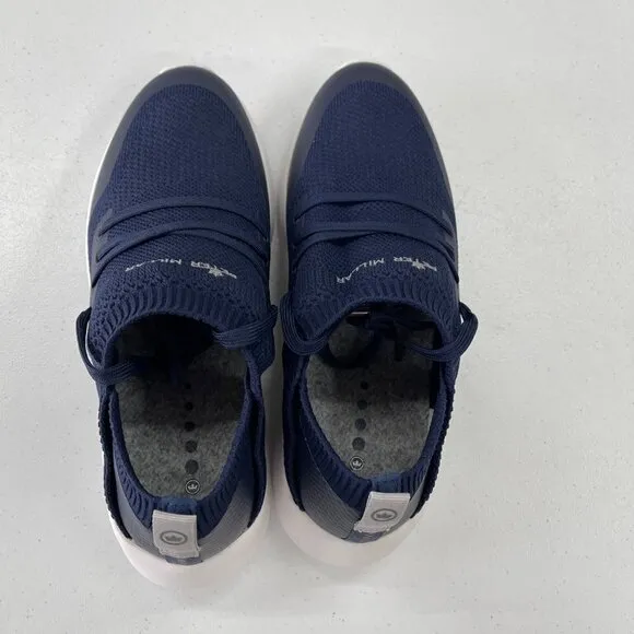 Peter Millar Hyperlight Glide Navy Knit Lightweight Shoes LA21EF01 Womens 10.5
