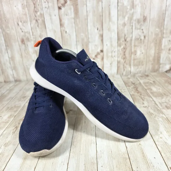 Peter Millar Knit Trainer Sneakers Lightweight Comfort Navy Blue Mens 12
