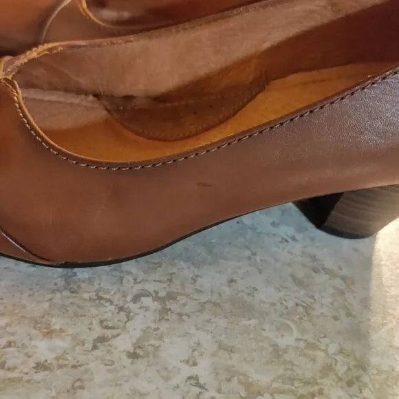 Pikolinos Pumps Women's Size 38 / US 7 Brown Leather Heels