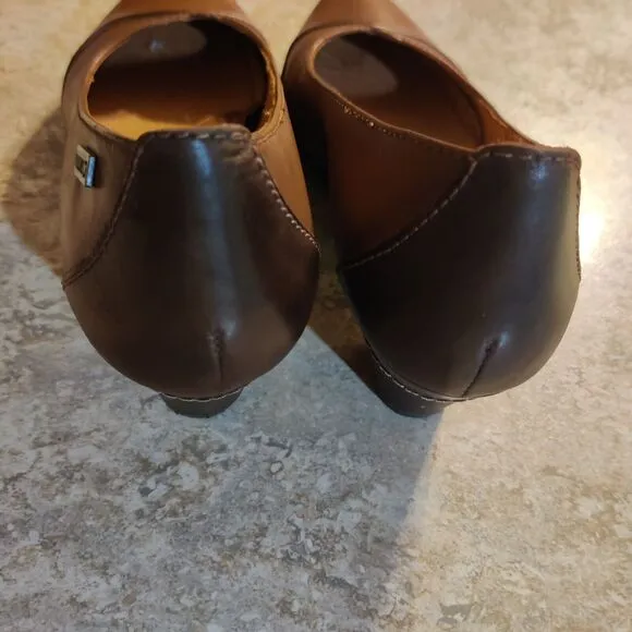 Pikolinos Pumps Women's Size 38 / US 7 Brown Leather Heels