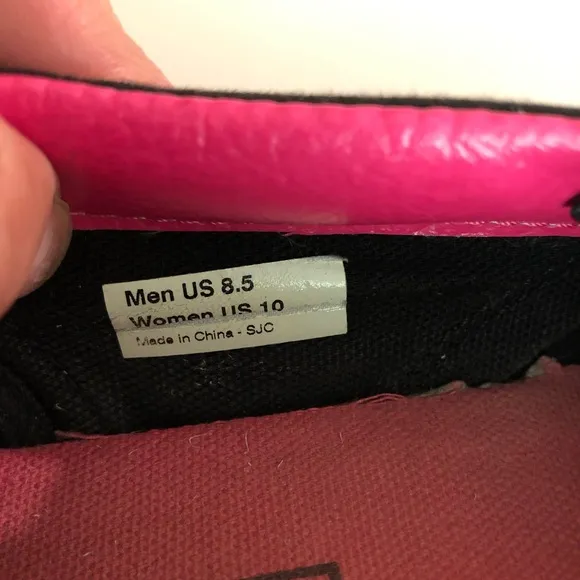 Pink Rare Limited Edition Vans Warped Bat Trail Slip On