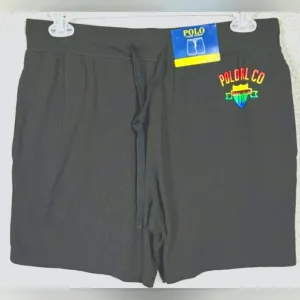 Polo 4XL Navy Blue Atleasure Relax Knit Loungewear Shorts New