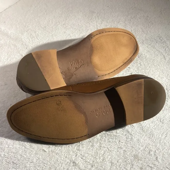 Polo Ralph Lauren Mens Brown Moseley Oxfords