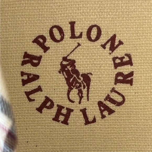 Polo Ralph Lauren Men’s Mansheim Madras Slip Ons Size 11‎
