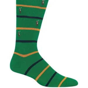 Polo Ralph Lauren Stripe Green Pony Crew Socks