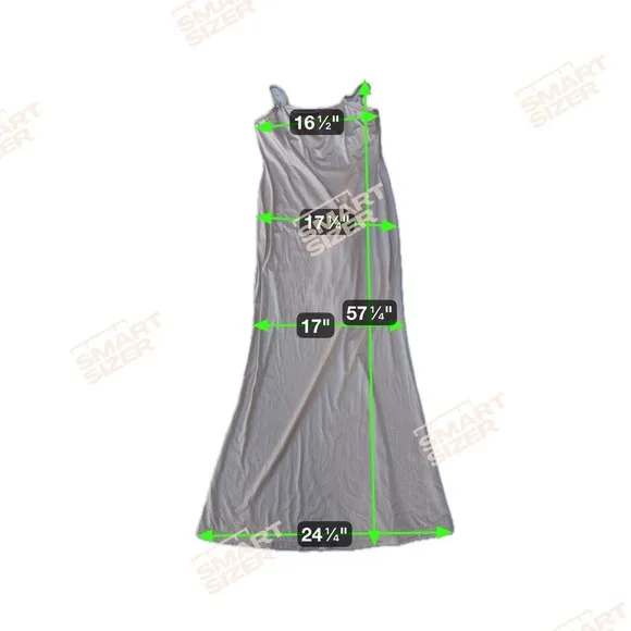 Popilush Shapewear Shine Slimming Tummy Control Maxi Slip Dress Size XXL