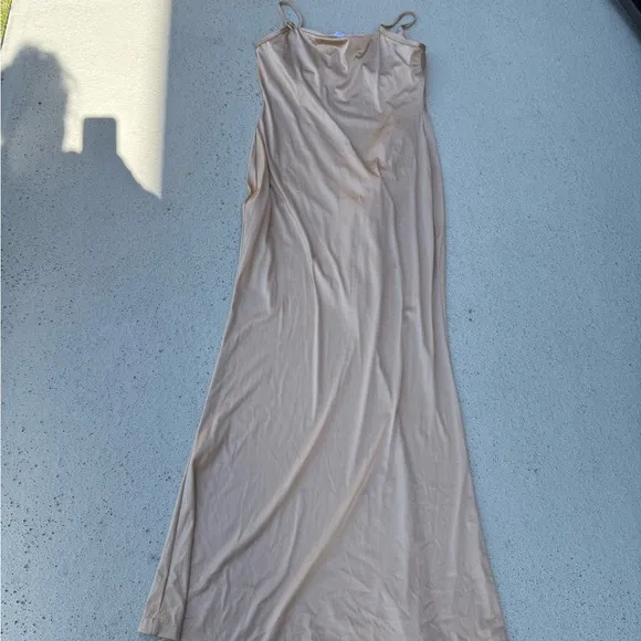 Popilush Shapewear Shine Slimming Tummy Control Maxi Slip Dress Size XXL
