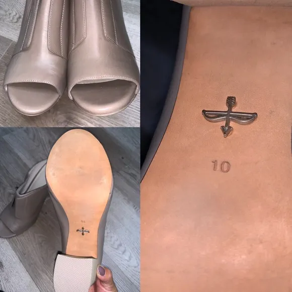 Pour La Victoire Eva Mule Slip On Blocked Heels