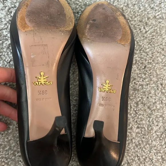 Prada Peep Toe Heels