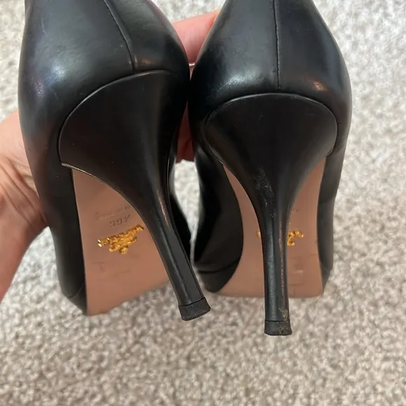 Prada Peep Toe Heels
