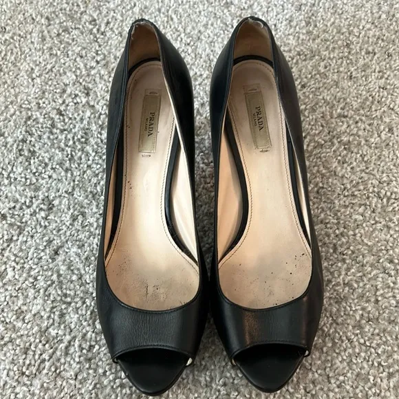 Prada Peep Toe Heels