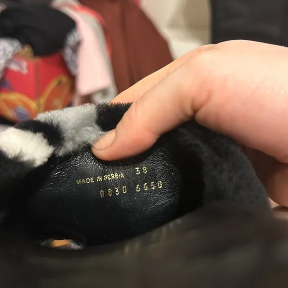 Prada Platform Mink Slipper Slides Sz 38