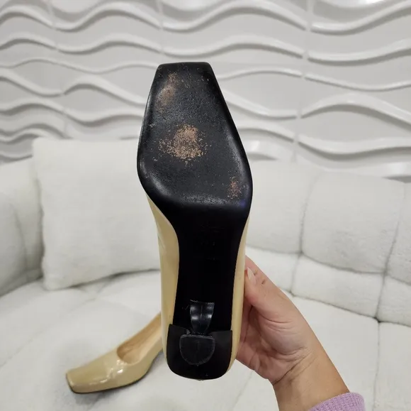 Prada Square Toe Heels