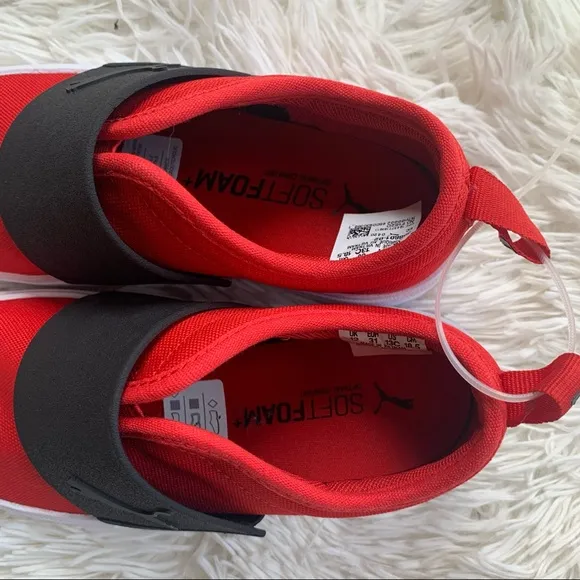 PUMA child El Rey 2 Slip on Sneaker, High Risk Red-puma B, 13 Little Kid