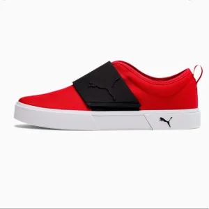 PUMA child El Rey 2 Slip on Sneaker, High Risk Red-puma B, 13 Little Kid