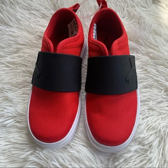 PUMA child El Rey 2 Slip on Sneaker, High Risk Red-puma B, 13 Little Kid