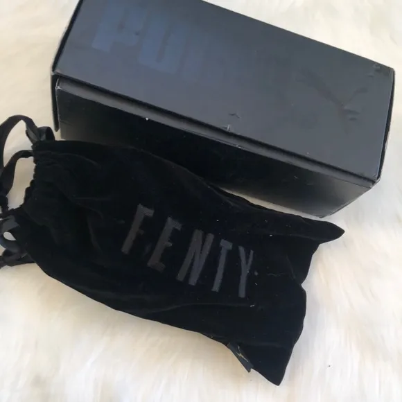 Puma FENTY Ladies Clear Jelly Slides Size 6.5