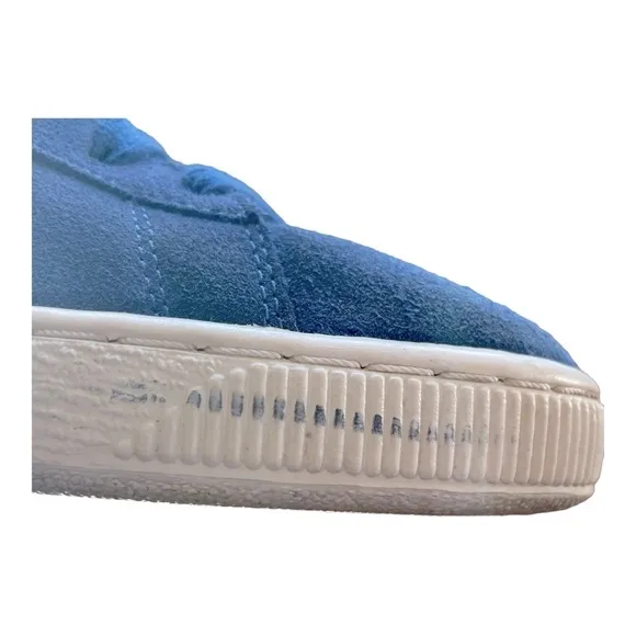 Puma Men's Size 11.5 Suede Classic Lace Up Sneakers Shoes Casual Blue