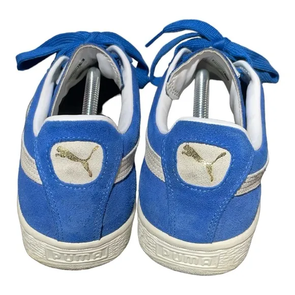 Puma Men's Size 11.5 Suede Classic Lace Up Sneakers Shoes Casual Blue