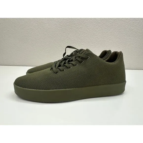 QMD Mens Sneakers Size 13 Green Comfort Breathable Mesh Non-Slip