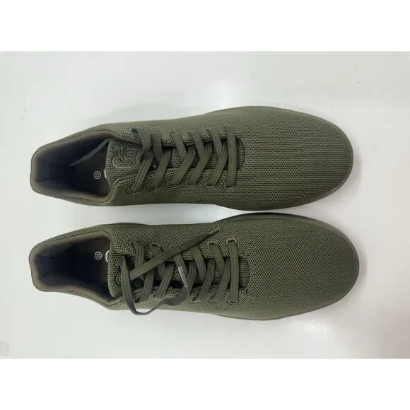 QMD Mens Sneakers Size 13 Green Comfort Breathable Mesh Non-Slip