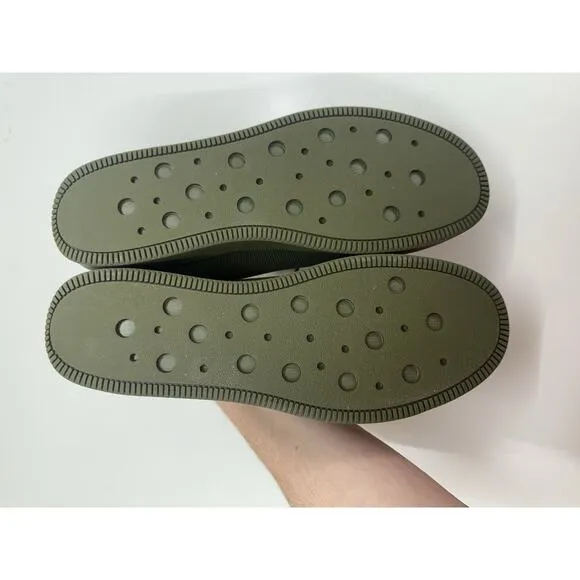 QMD Mens Sneakers Size 13 Green Comfort Breathable Mesh Non-Slip