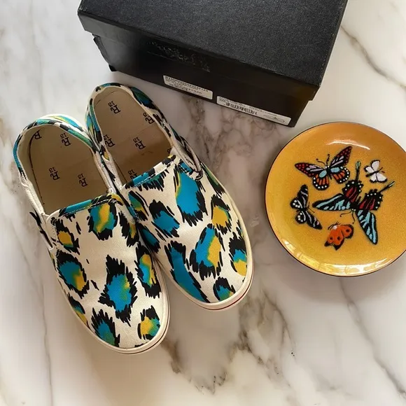 R13 Runway Multi Leopard Slip On Sneaker😎