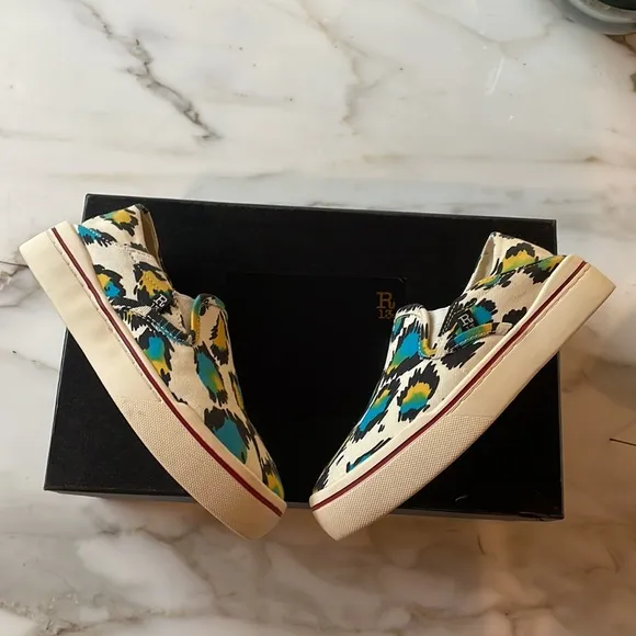 R13 Runway Multi Leopard Slip On Sneaker😎