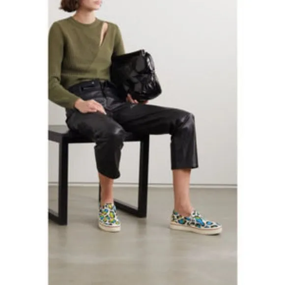 R13 Runway Multi Leopard Slip On Sneaker😎