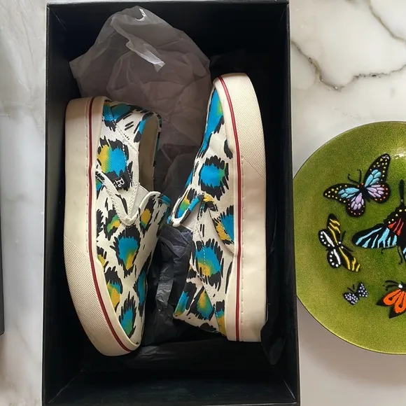R13 Runway Multi Leopard Slip On Sneaker😎