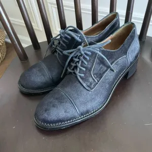 Rachel Zoe Black Pony Hair Leather Oxfords $200 8