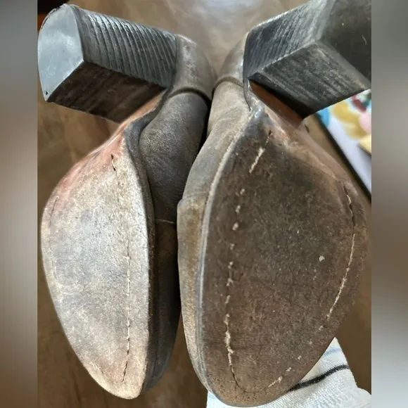 RAG &amp; Bone distressed booties, good, preloved used condition
