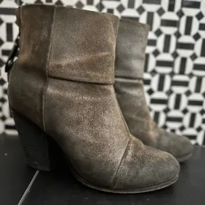RAG &amp; Bone distressed booties, good, preloved used condition