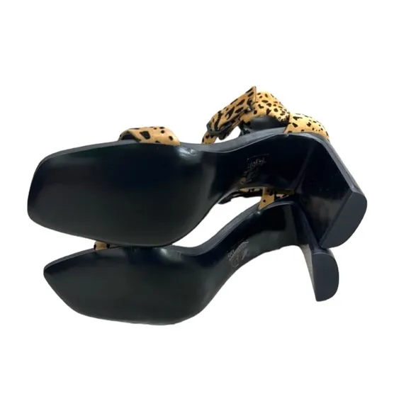 Rag &amp; Bone Ellis Sandal in Tan Cheetah print size 7.5