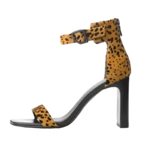 Rag &amp; Bone Ellis Sandal in Tan Cheetah print size 7.5