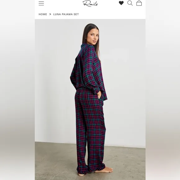Rails pajamas NWOT!!!