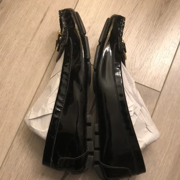 Ralph Lauren Patent Leather Slip On Loafers