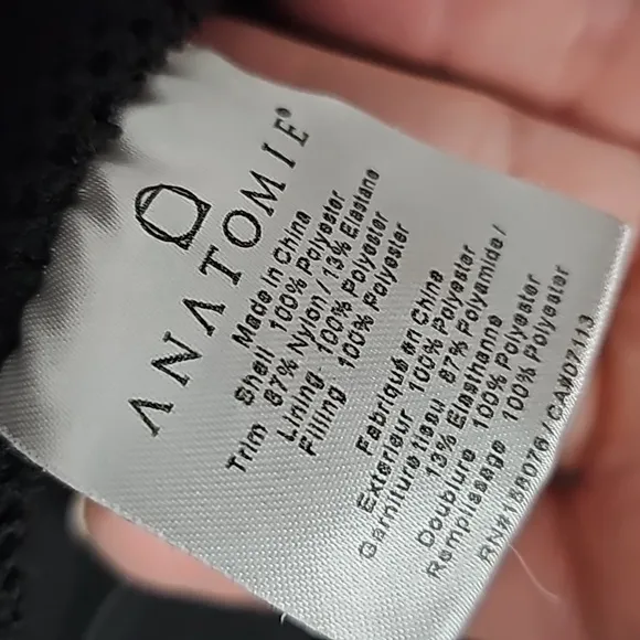 Rare! Anatomie Women's Quilted Print Puffer Lightweight Full Zip Vest