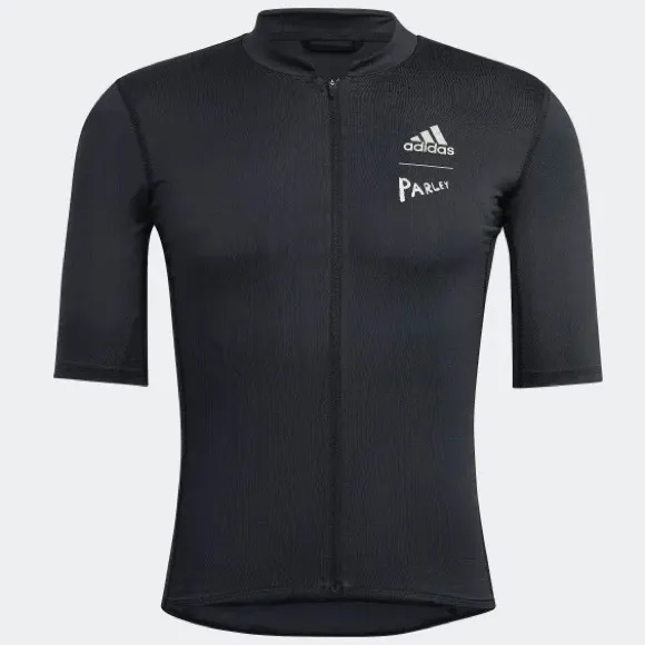 RARE NWT ADIDAS PARLEY SHORT SLEEVE BLACK BREATHABLE CYCLING JERSEY MEN’S SMALL