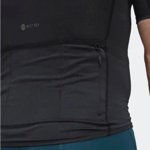 RARE NWT ADIDAS PARLEY SHORT SLEEVE BLACK BREATHABLE CYCLING JERSEY MEN’S SMALL