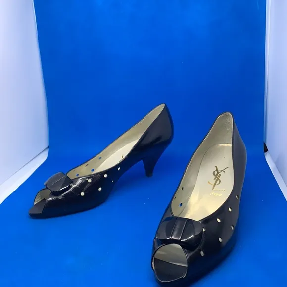 RARE Vintage Yves Saint Laurent heels sz EU 37 style # 6112
