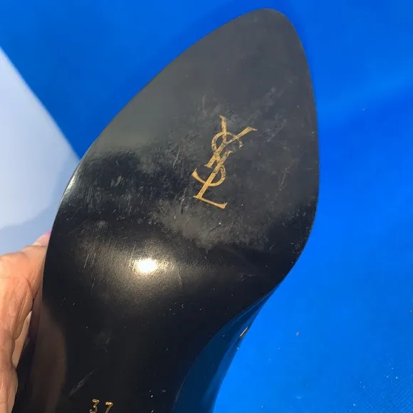 RARE Vintage Yves Saint Laurent heels sz EU 37 style # 6112
