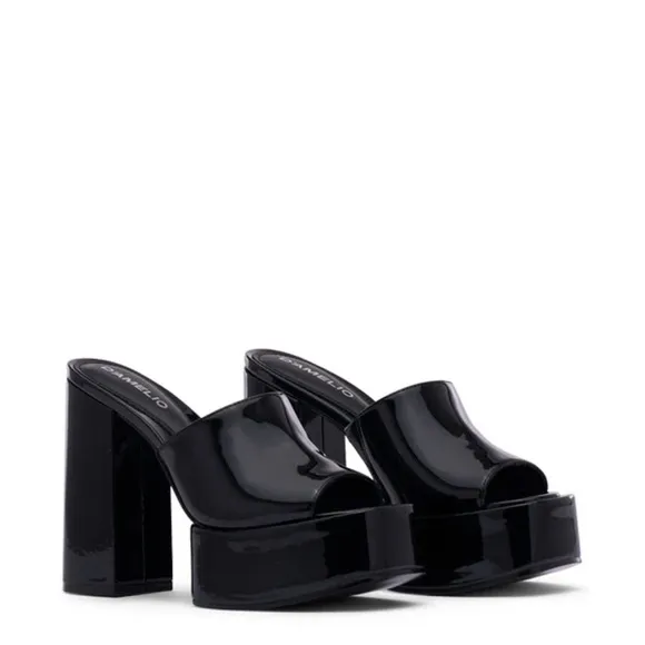 RAVINA PLATFORM HEELS BLACK