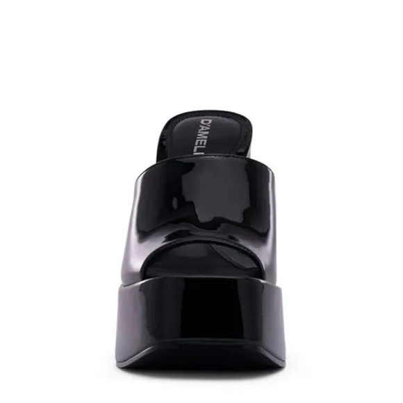 RAVINA PLATFORM HEELS BLACK