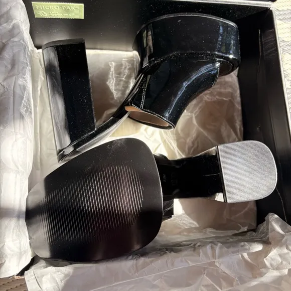 RAVINA PLATFORM HEELS BLACK