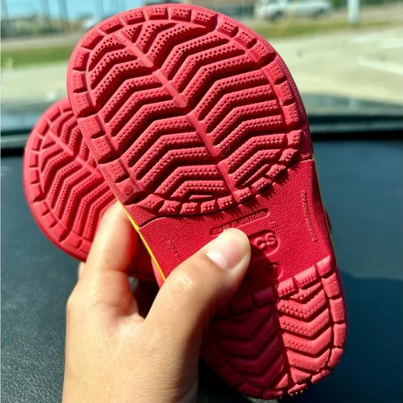 Red Lightning McQueen LED Crocs