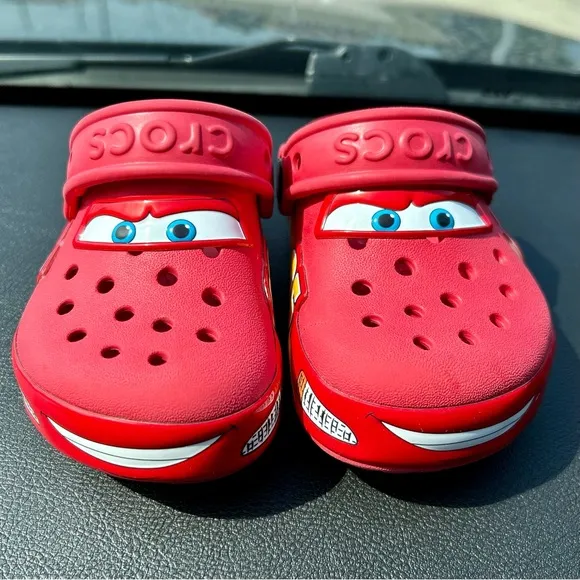Red Lightning McQueen LED Crocs