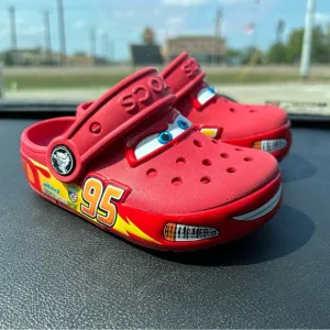 Red Lightning McQueen LED Crocs