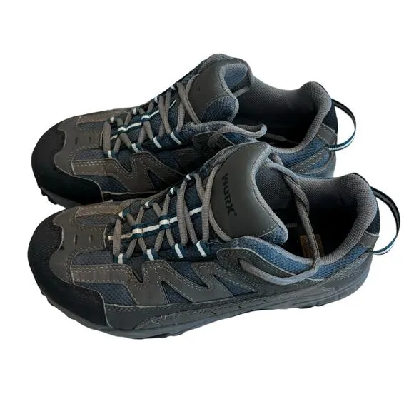 Redwing Worx Mens 7.5M Gray Lightweight Athletic Aluminum Toe Work Shoes